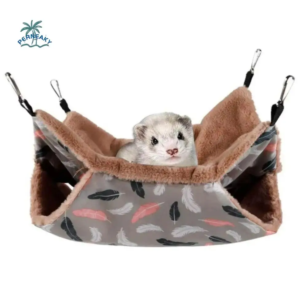 Soft Winter Hamster Hammock Warm Comfortable Small Pet Warm Hammock Flannel Two-layer Squirrel Hanging Cage House Autumn
Soft Winter Hamster Hammock Warm Comfortable Small Pet Warm Hammock Flannel Two-layer Squirrel Hanging Cage House Autumn