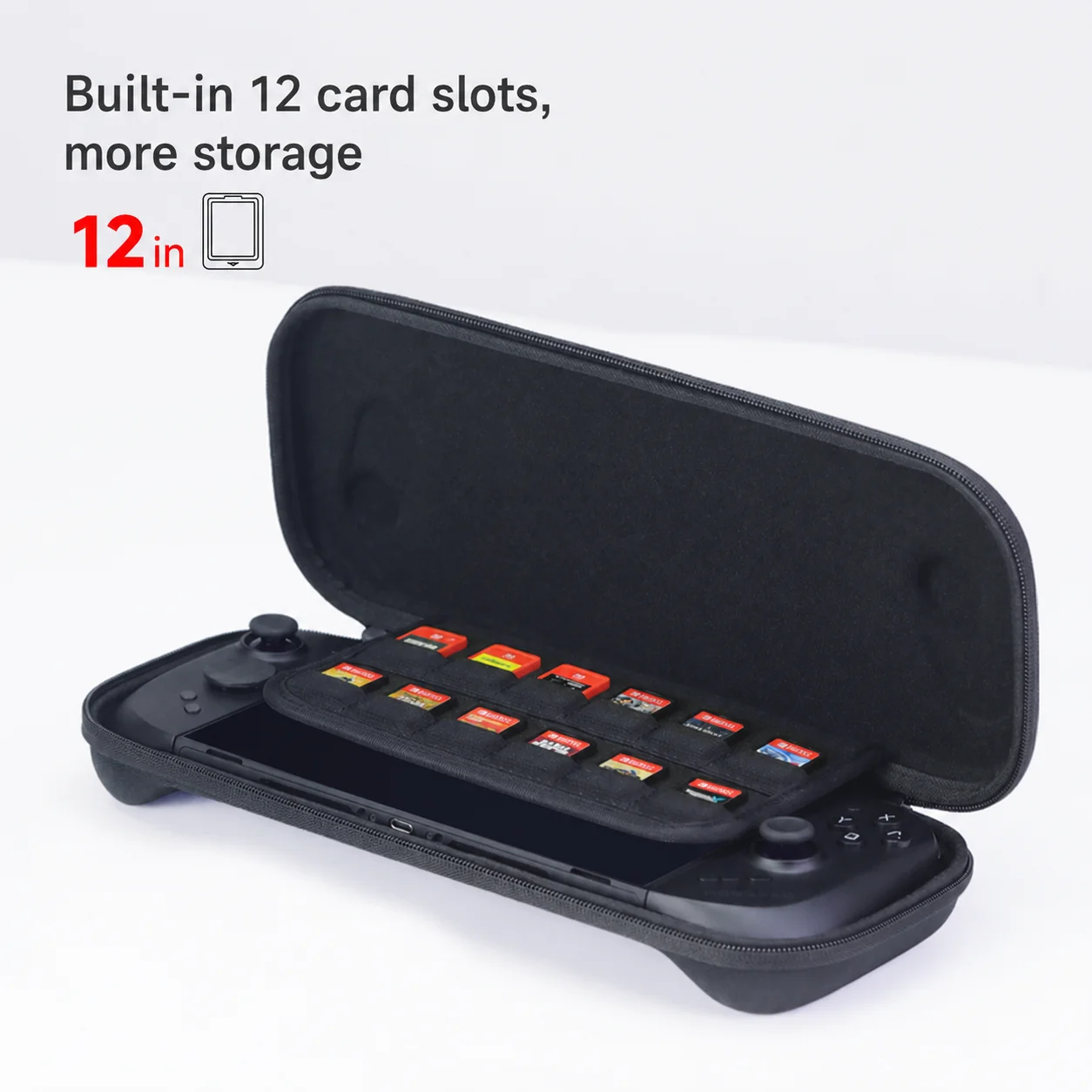 Mobapad Carrying Case Storage Bag with 12 Cartridge Slots for Mobapad M12 HD/M12S & Switch 2 Zipper Shell Protective Cover
Mobapad Carrying Case Storage Bag with 12 Cartridge Slots for Mobapad M12 HD/M12S & Switch 2 Zipper Shell Protective Cover