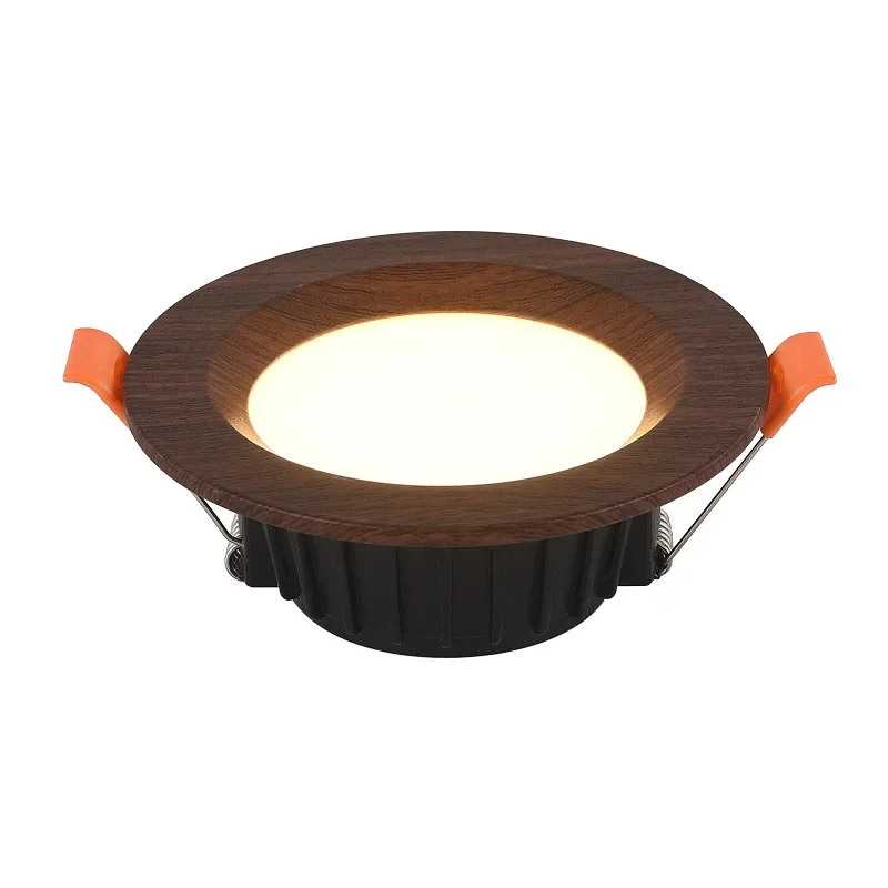 Full spectrum eye protection led downlight retro walnut pattern embedded spotlight Japanese wabi sandy wind living room
Full spectrum eye protection led downlight retro walnut pattern embedded spotlight Japanese wabi sandy wind living room