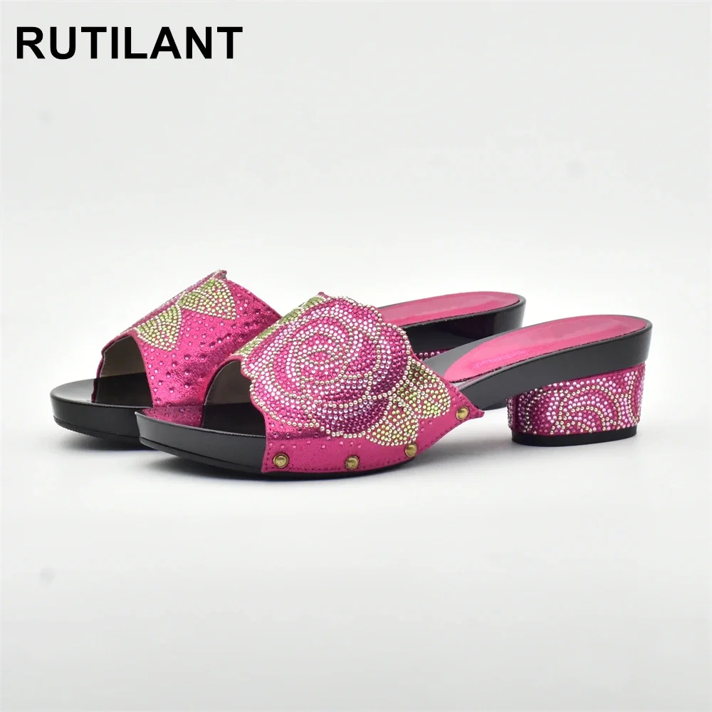 New Arrival Summer Shoe for Women Nigerian Women Wedding Shoes Decorated with Rhinestone Womens Dress Shoes Open Toe Party Pumps
New Arrival Summer Shoe for Women Nigerian Women Wedding Shoes Decorated with Rhinestone Womens Dress Shoes Open Toe Party Pumps