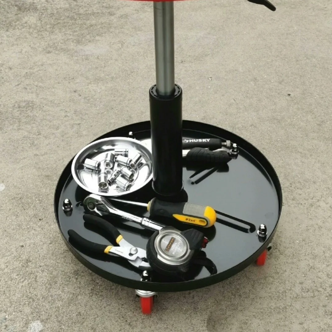 Стул для гаража с поддоном для инструментов, пневматически регулируемый по высоте, на колесиках, грузоподъемность 136 кг, для автомастерской
Стул для гаража с поддоном для инструментов, пневматически регулируемый по высоте, на колесиках, грузоподъемность 136 кг, для автомастерской