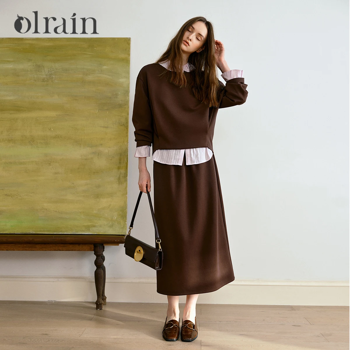 OLrain Women's Casual 2 Pieces Skirt Set Simple Pullover Sweatshirt Knitted Skirt Suit 2026 Autumn Crochet Set M57QE000022
OLrain Women's Casual 2 Pieces Skirt Set Simple Pullover Sweatshirt Knitted Skirt Suit 2026 Autumn Crochet Set M57QE000022