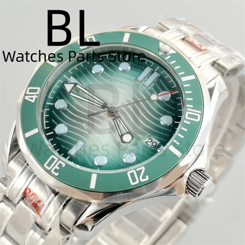 BLIGER NH35 Mechanical Watch For Men 41mm Case Ceramic Bezel Sapphire Glass Gradient Ice Green Wave Dial StainlessSteel Bracelet
BLIGER NH35 Mechanical Watch For Men 41mm Case Ceramic Bezel Sapphire Glass Gradient Ice Green Wave Dial StainlessSteel Bracelet