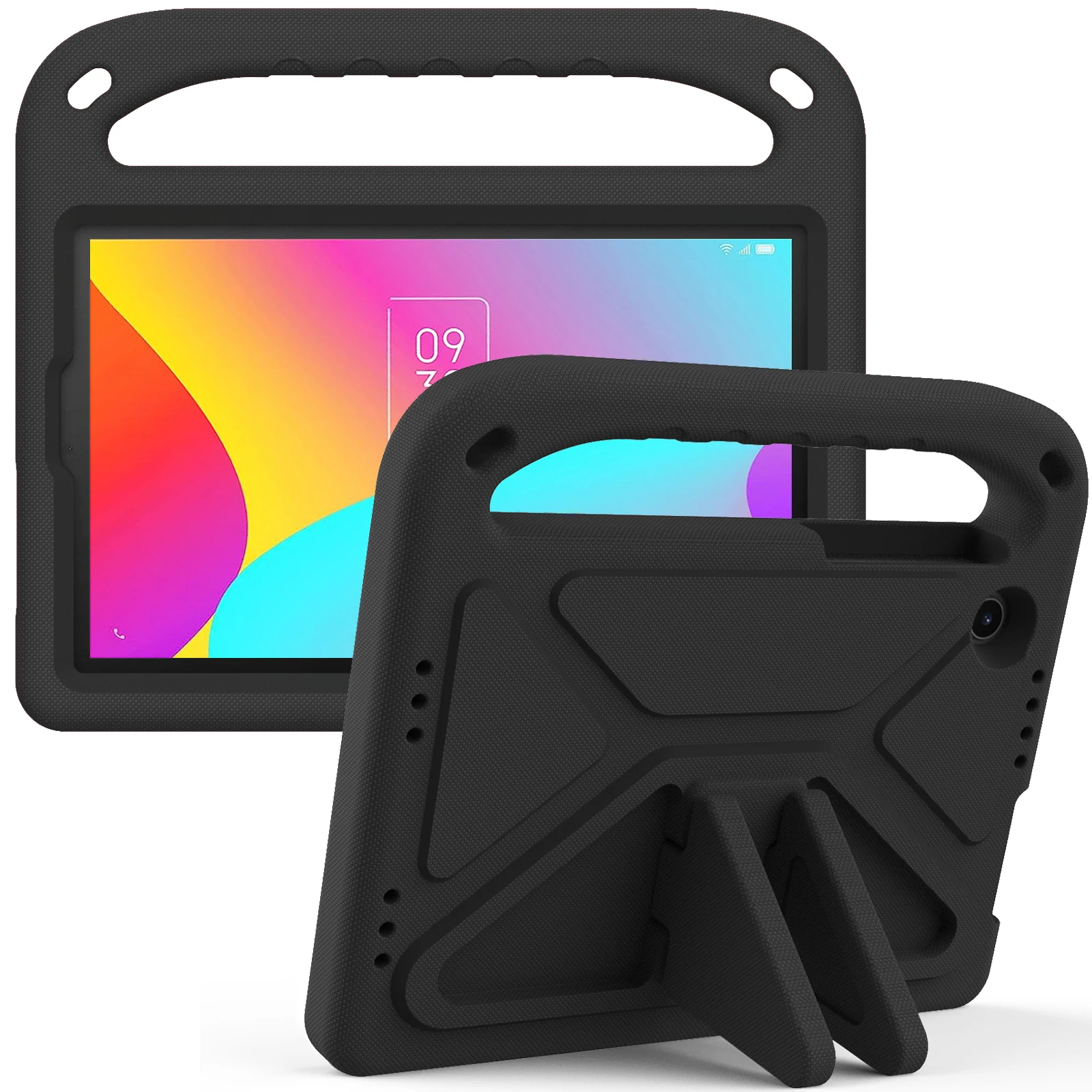For TCL Tab 8 LE Kickstand Tablet Case Drop-proof EVA Tablet Cover with Portable Hand Grip - Black
For TCL Tab 8 LE Kickstand Tablet Case Drop-proof EVA Tablet Cover with Portable Hand Grip - Black