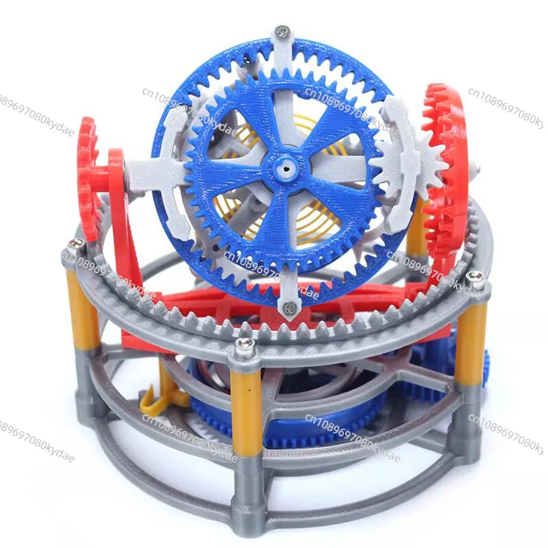 DIY Tourbillon Gear Transmission Model - 3D Printed Mechanical Pendulum Clock Kit Spring-Powered Educational Science Toy
DIY Tourbillon Gear Transmission Model - 3D Printed Mechanical Pendulum Clock Kit Spring-Powered Educational Science Toy