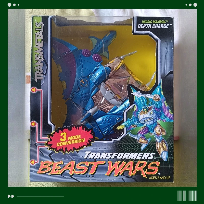 In Stock Original Hasbro Transformers BEAST WARS HEROIC MAXIMAL DEPTH CHARGE Action Toy Figure Collection Out of print
In Stock Original Hasbro Transformers BEAST WARS HEROIC MAXIMAL DEPTH CHARGE Action Toy Figure Collection Out of print