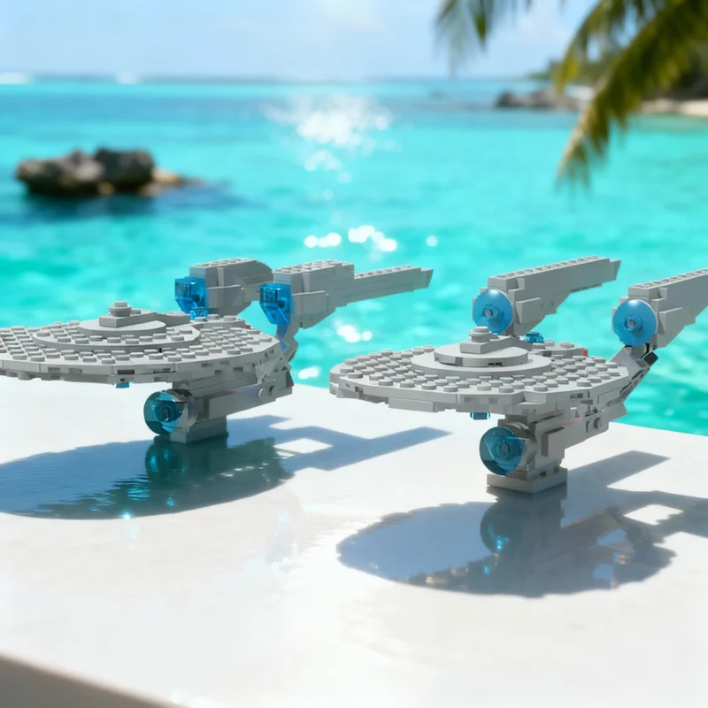 403pcs MOC Space Abramsverse USS Enterprise A Version 2 Model Building Blocks Toy Construction Christmas Gifts Brick Kids
403pcs MOC Space Abramsverse USS Enterprise A Version 2 Model Building Blocks Toy Construction Christmas Gifts Brick Kids