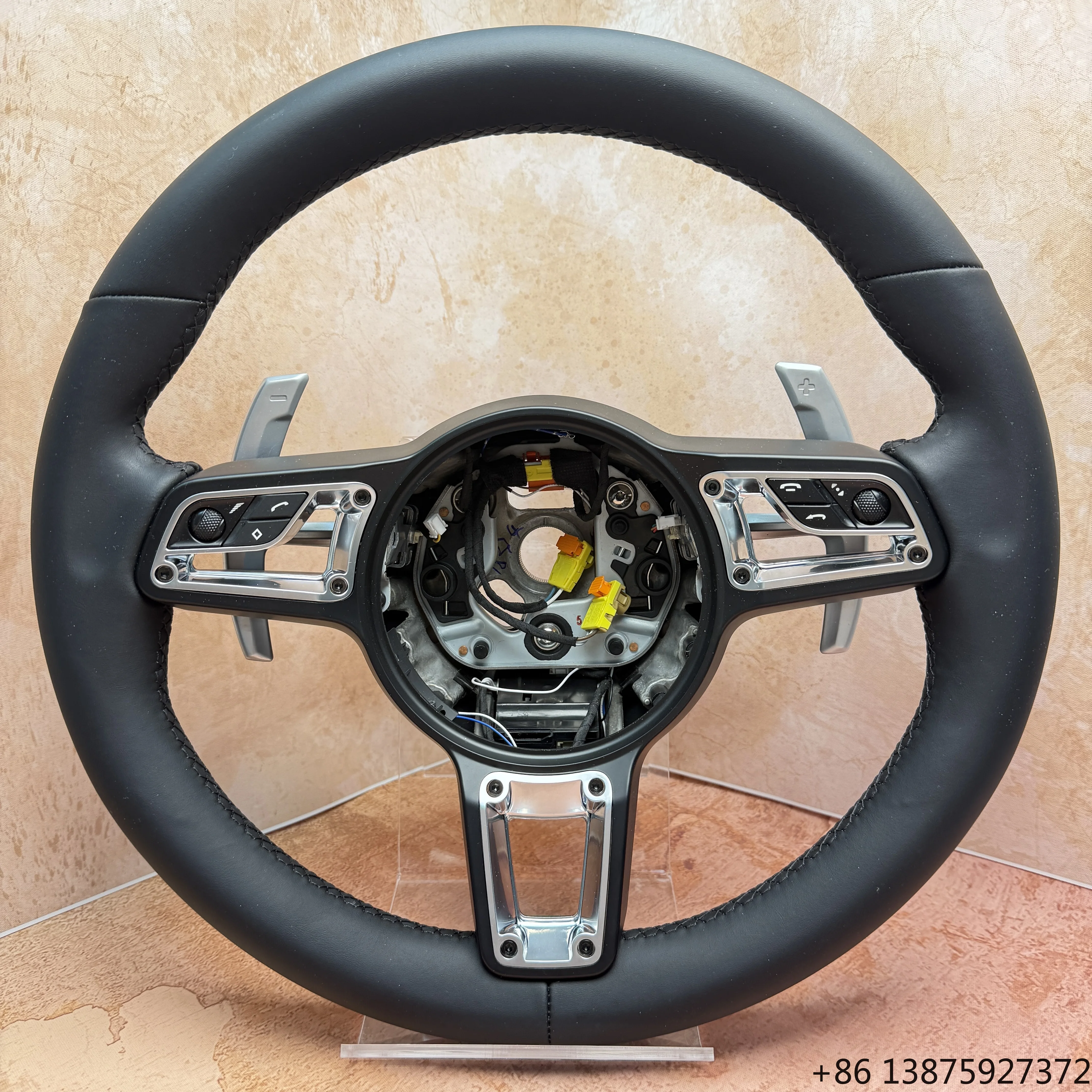 Nappa Leather Steering Wheel for Models Sports Comfortable Interior for Cars
Nappa Leather Steering Wheel for Models Sports Comfortable Interior for Cars