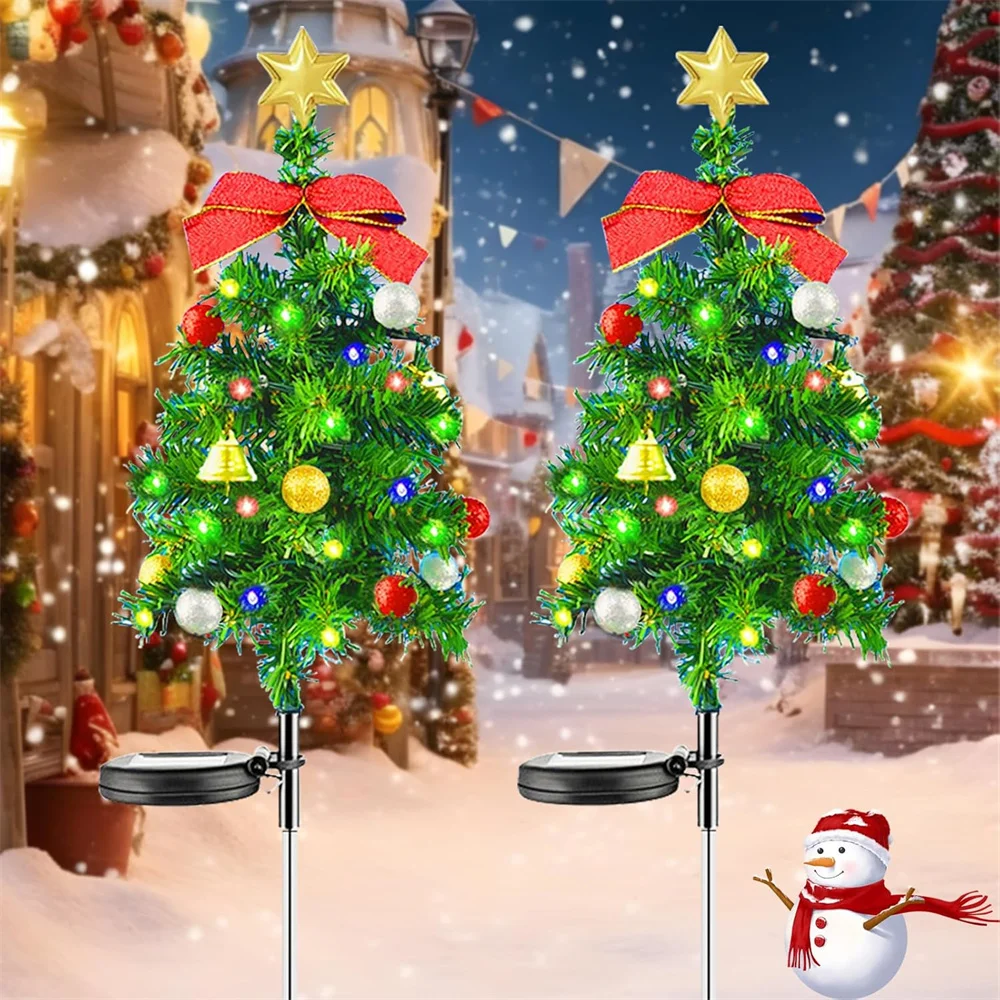 Рождественская елка Солнечный свет Открытый водонепроницаемый светодиодный садовый путь Газон Пейзаж Праздничные декоративные напольные светильники Рождественский декор
Рождественская елка Солнечный свет Открытый водонепроницаемый светодиодный садовый путь Газон Пейзаж Праздничные декоративные напольные светильники Рождественский декор