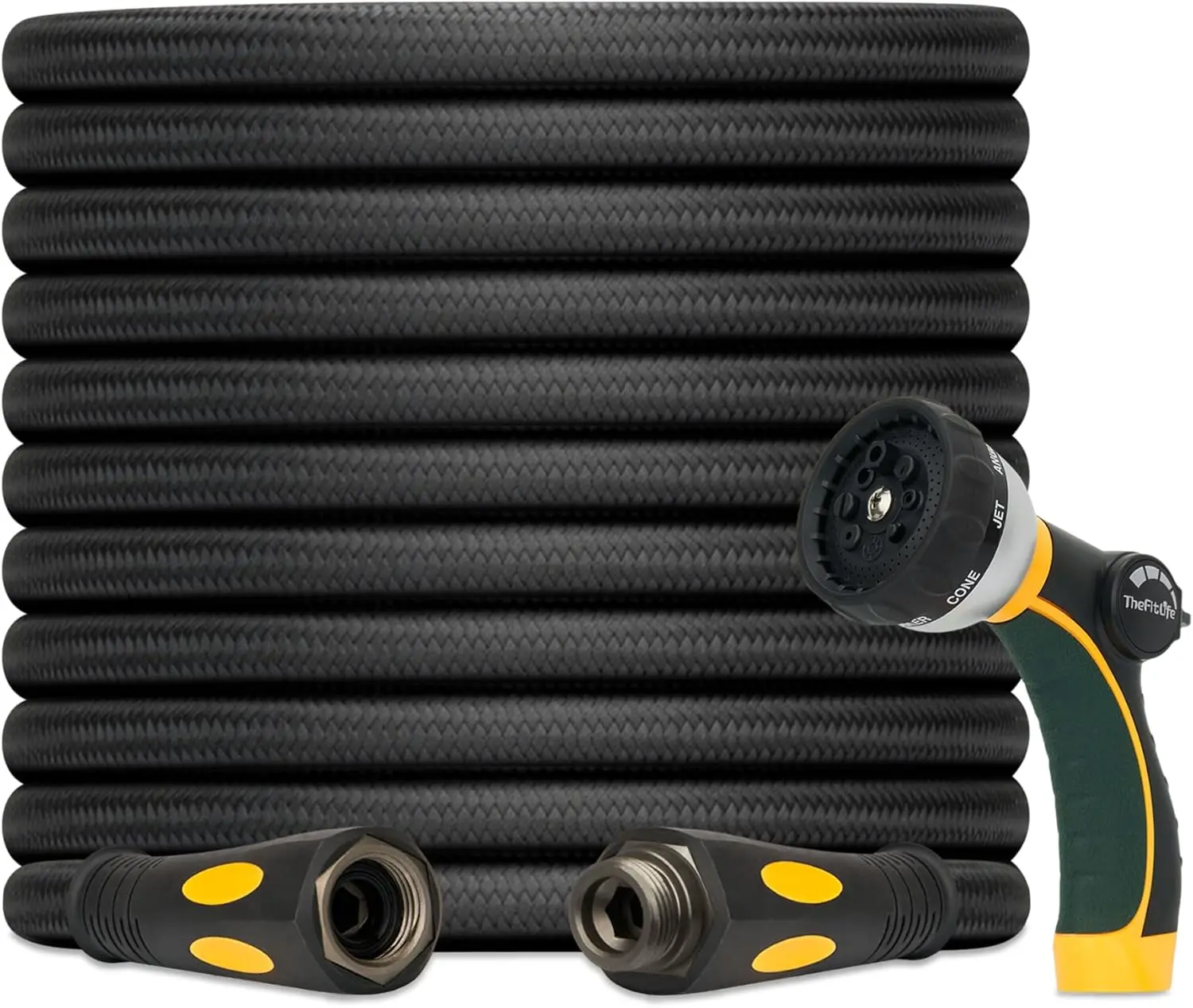 100 ft Garden Hose for Large Yards, Heavy Duty Non-Expandable Water Hose, Kink Resistant, Lightweight
100 ft Garden Hose for Large Yards, Heavy Duty Non-Expandable Water Hose, Kink Resistant, Lightweight