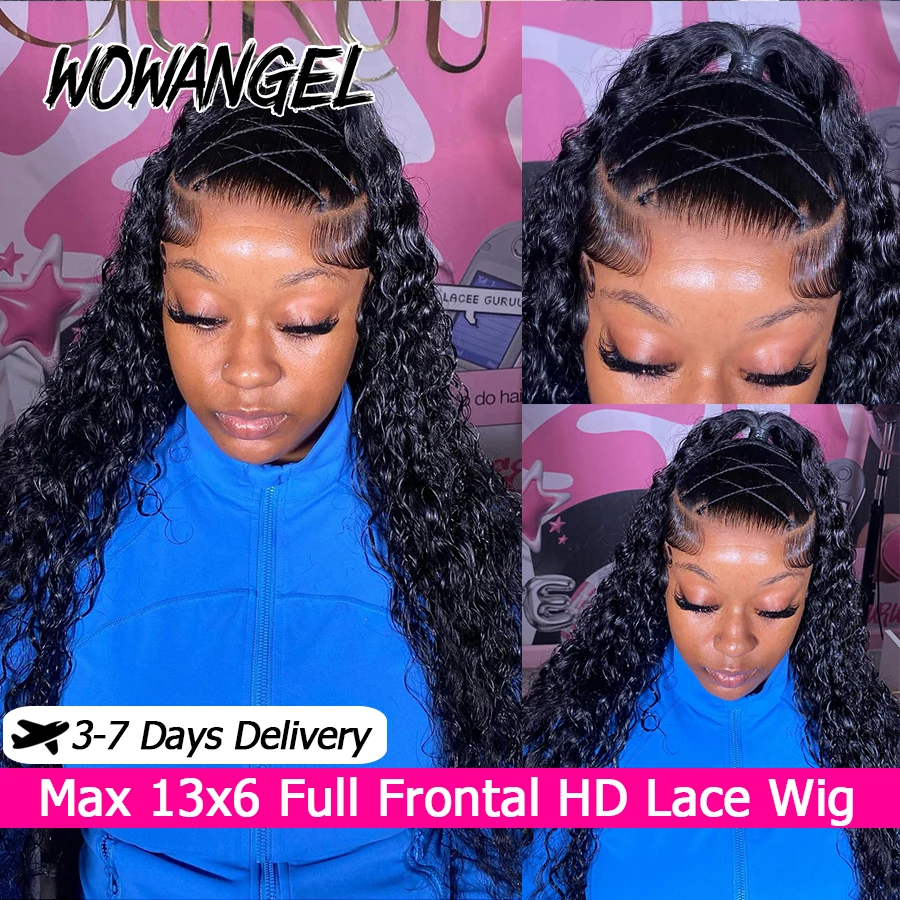Water Wave 13x6 HD Lace Full Frontal Wigs 34 inch 250% Lace Front Human Hair Wigs Brazilian Hair Pre Plucked Curly Glueless Wigs
Water Wave 13x6 HD Lace Full Frontal Wigs 34 inch 250% Lace Front Human Hair Wigs Brazilian Hair Pre Plucked Curly Glueless Wigs