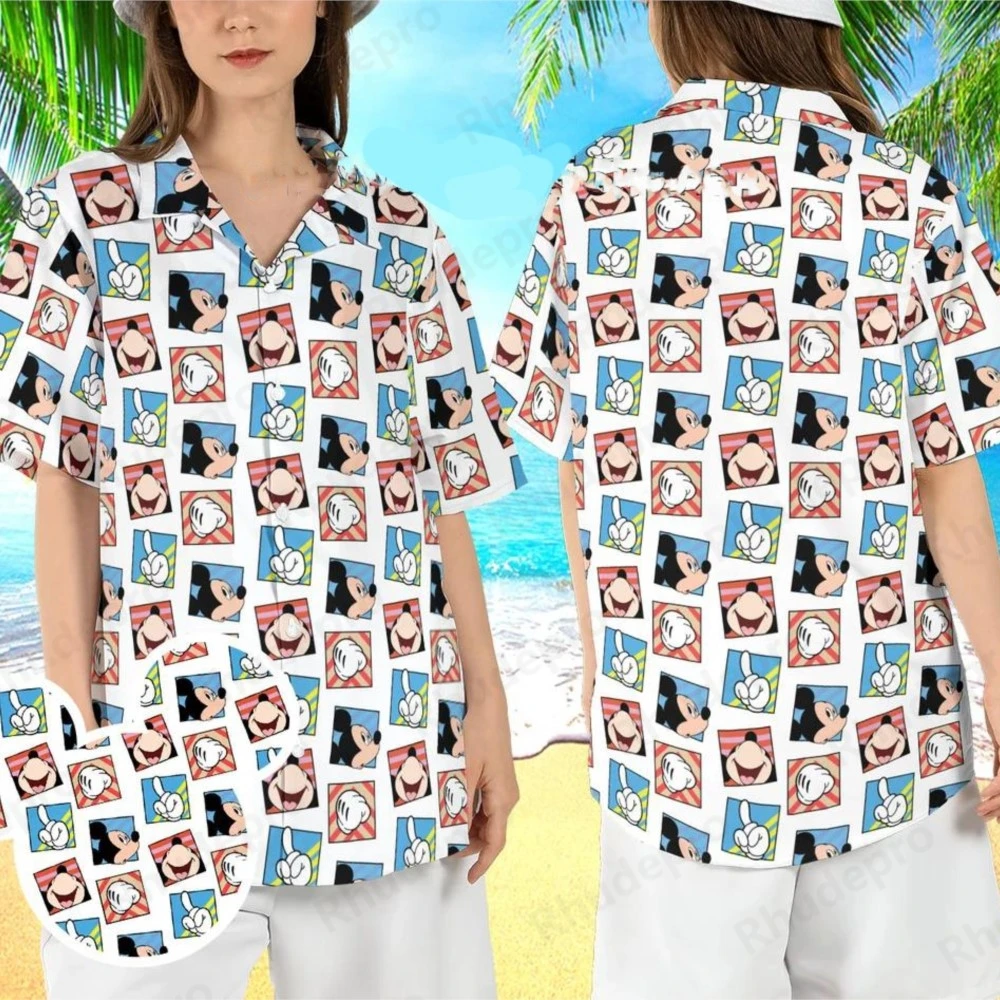 Disney Mickey and Friends Photo Collage Hawaiian Shirt Men's Button Down Short-Sleeved Shirt Mickey Mouse Hawaiian Beach Shirt
Disney Mickey and Friends Photo Collage Hawaiian Shirt Men's Button Down Short-Sleeved Shirt Mickey Mouse Hawaiian Beach Shirt