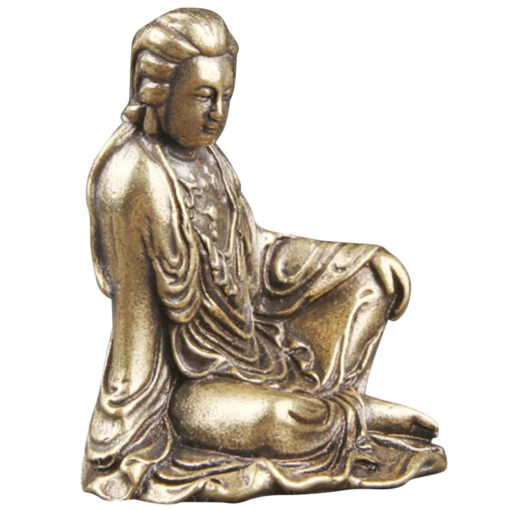 Retro Guanyin Statue Brass Avalokitesvara For Home Decor Desk Zen Ornament Temple Decoration Indoor Bodhisattva Craft
Retro Guanyin Statue Brass Avalokitesvara For Home Decor Desk Zen Ornament Temple Decoration Indoor Bodhisattva Craft