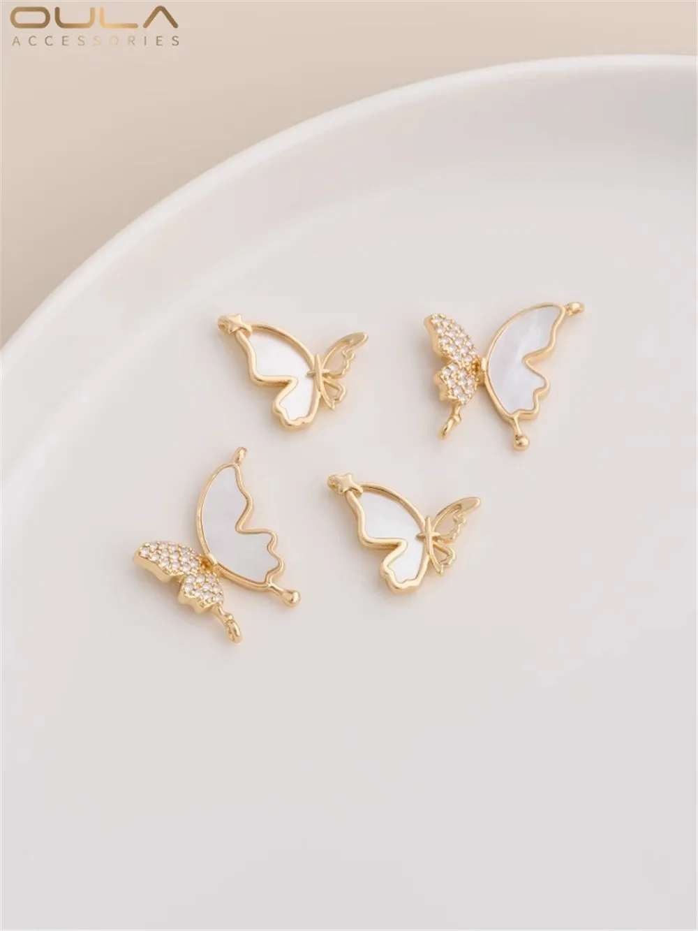 Inlaid Natural Mother Shell Butterfly Pendant 14K Bag Gold Color Handmade Diy Accessories Bracelet Necklace Earrings Pendant
Inlaid Natural Mother Shell Butterfly Pendant 14K Bag Gold Color Handmade Diy Accessories Bracelet Necklace Earrings Pendant