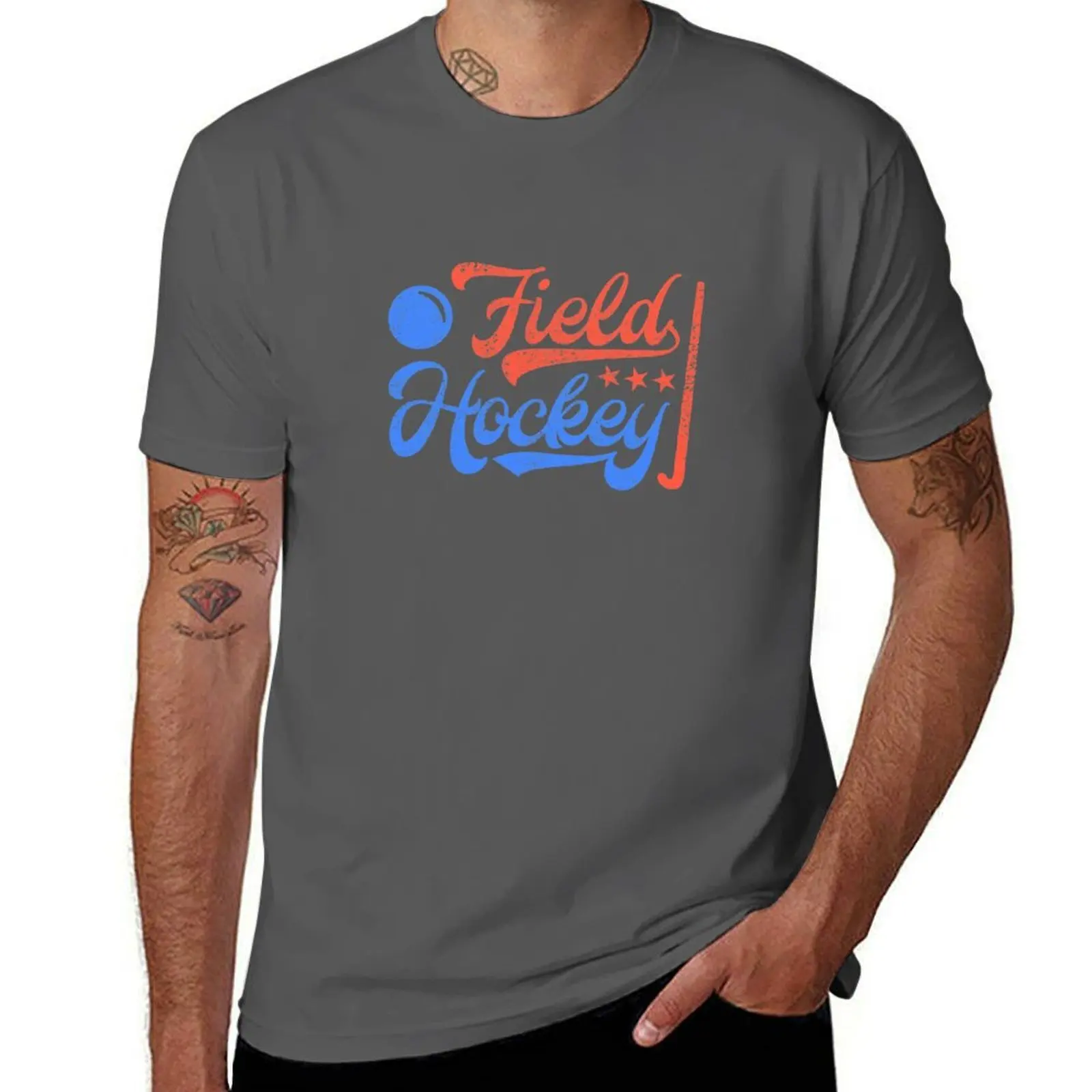 Vintage American Retro Field Hockey T-Shirt Anti-Fade Casual Tee Shirt
Vintage American Retro Field Hockey T-Shirt Anti-Fade Casual Tee Shirt