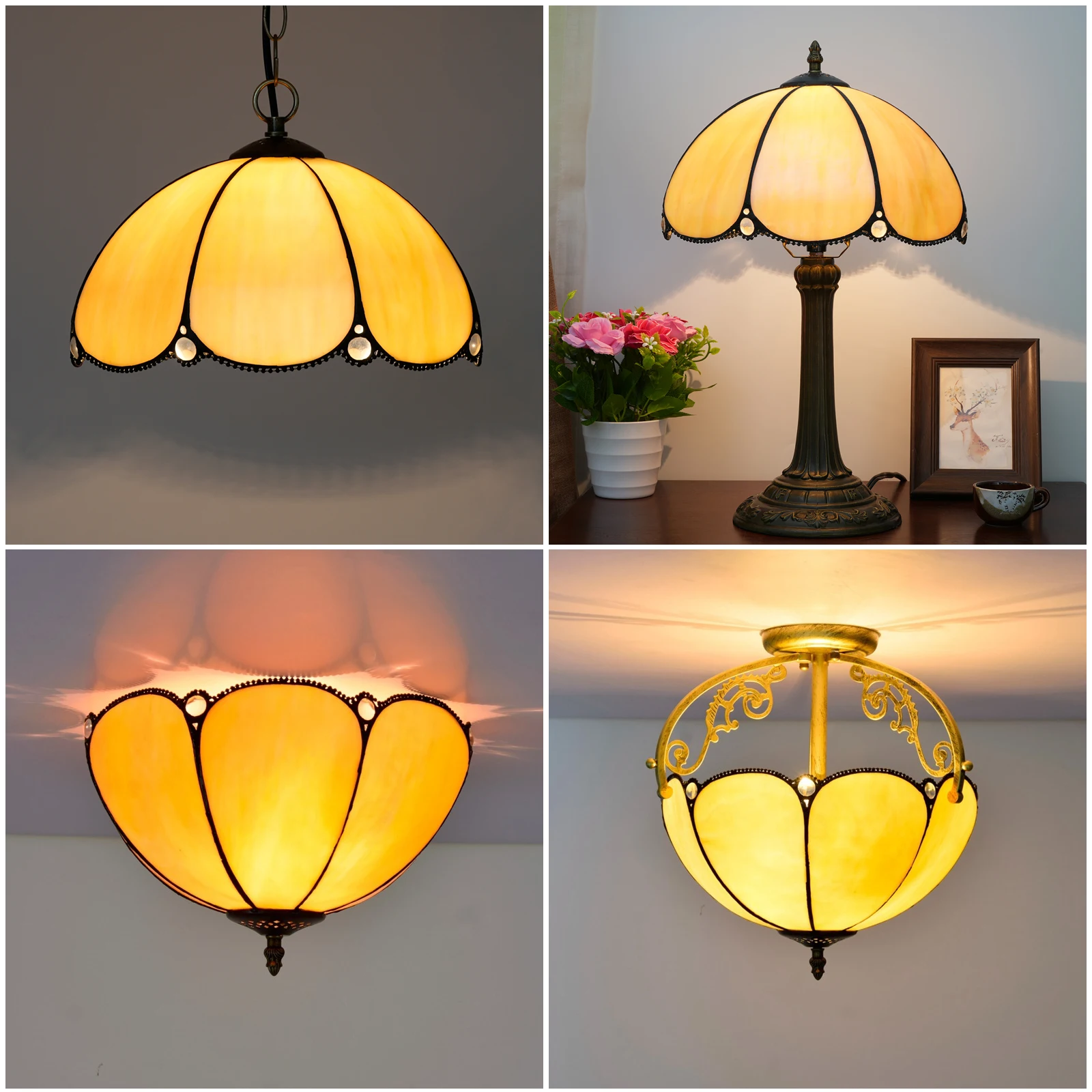 1 Piece Modern Stained Glass Shade, Glass Lamp Shade Replacement Shade for Pendant light, Desk lamp, Ceiling Sconces Fixtures
1 Piece Modern Stained Glass Shade, Glass Lamp Shade Replacement Shade for Pendant light, Desk lamp, Ceiling Sconces Fixtures
