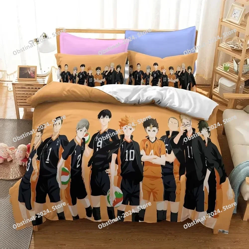 Haikyuu!! Bedding Set 3D Anime Volleyball Printed single Comforter Quilt Duvet Cover Pillow Case 3 Pieces Sets Kids Adult Size
Haikyuu!! Bedding Set 3D Anime Volleyball Printed single Comforter Quilt Duvet Cover Pillow Case 3 Pieces Sets Kids Adult Size