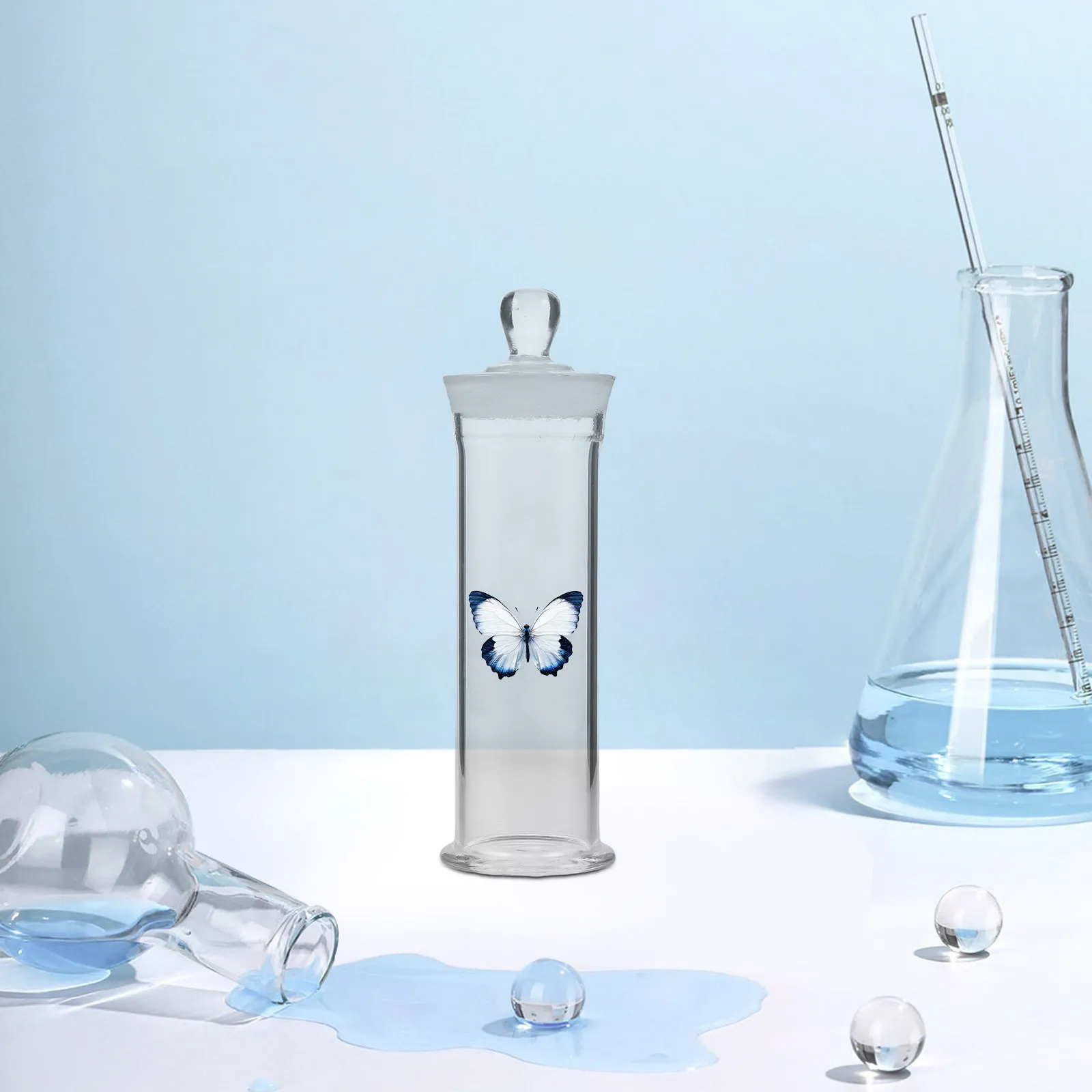Clear Glass Specimen Bottle Airtight Laboratory Display Jar for Sample Storage Specimen Showcase Preservation Container Glass
Clear Glass Specimen Bottle Airtight Laboratory Display Jar for Sample Storage Specimen Showcase Preservation Container Glass