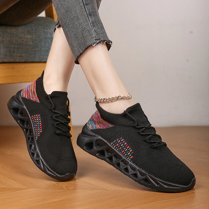 Plus Size 36-48 Women Sock Sneakers Black Mesh Walking Shoes Lightweight Sport Shoes Breathable Woman Running Shoes Summer Shoes
Plus Size 36-48 Women Sock Sneakers Black Mesh Walking Shoes Lightweight Sport Shoes Breathable Woman Running Shoes Summer Shoes
