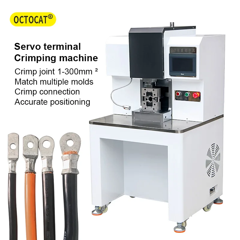 30T Servo Terminal Crimping Machine for New Energy Vehicle Charging Pile Four/Six-Sided Non-Replacement Molding Line Machine
30T Servo Terminal Crimping Machine for New Energy Vehicle Charging Pile Four/Six-Sided Non-Replacement Molding Line Machine