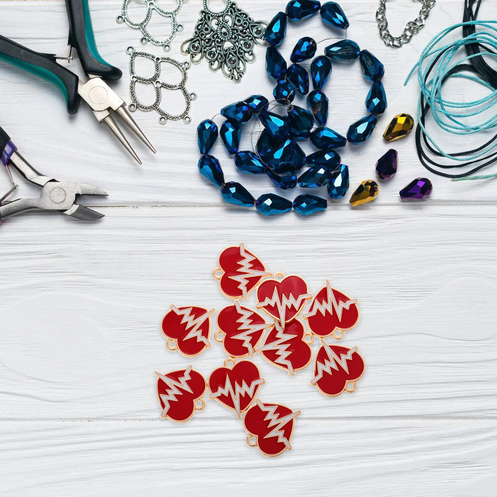 10 Pcs ECG Pendant Charms for Bracelets Small Doctor Nurse Keychain Enamel Jewelry Zinc Alloy Choker Heart Beating
10 Pcs ECG Pendant Charms for Bracelets Small Doctor Nurse Keychain Enamel Jewelry Zinc Alloy Choker Heart Beating