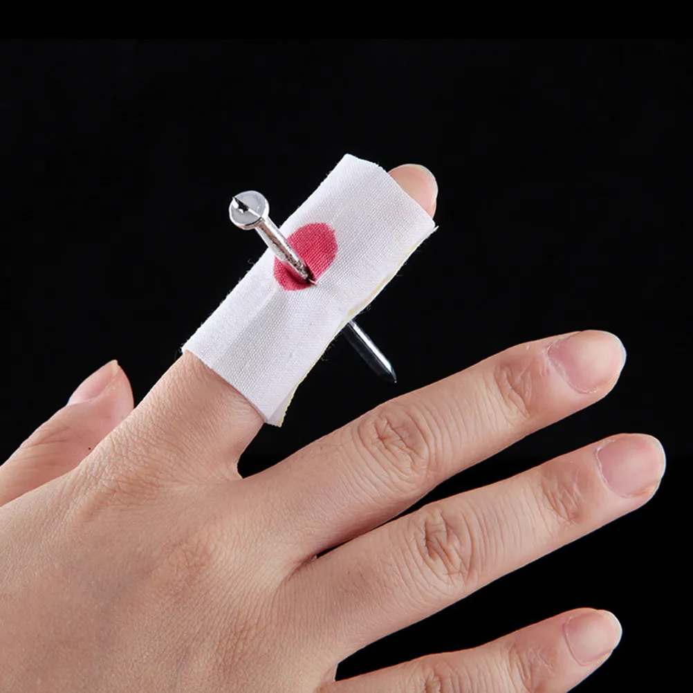 10Pcs Nail Through Finger Prop Premium Plastic Lifelike Fake Blood Prank Tool for Halloween April Fools Masquerade Party Joke
10Pcs Nail Through Finger Prop Premium Plastic Lifelike Fake Blood Prank Tool for Halloween April Fools Masquerade Party Joke
