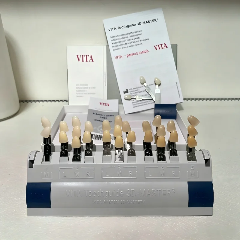 VITA 16/29 Color Dental Shade Guide Teeth Color Matching Chart Oral Dentistry Colorimeter Dental Lab Technician Tools
VITA 16/29 Color Dental Shade Guide Teeth Color Matching Chart Oral Dentistry Colorimeter Dental Lab Technician Tools