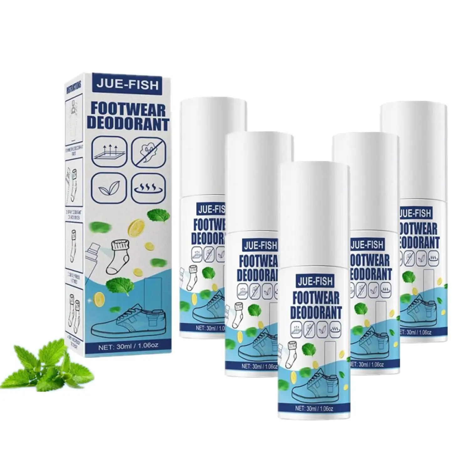 5Pcs Foot Odor Shoe Odor Nemesis Deodorant Odor Removal Spray Foot Artifact Footwear And Socks Anti-sweat Powder Foot Care
5Pcs Foot Odor Shoe Odor Nemesis Deodorant Odor Removal Spray Foot Artifact Footwear And Socks Anti-sweat Powder Foot Care