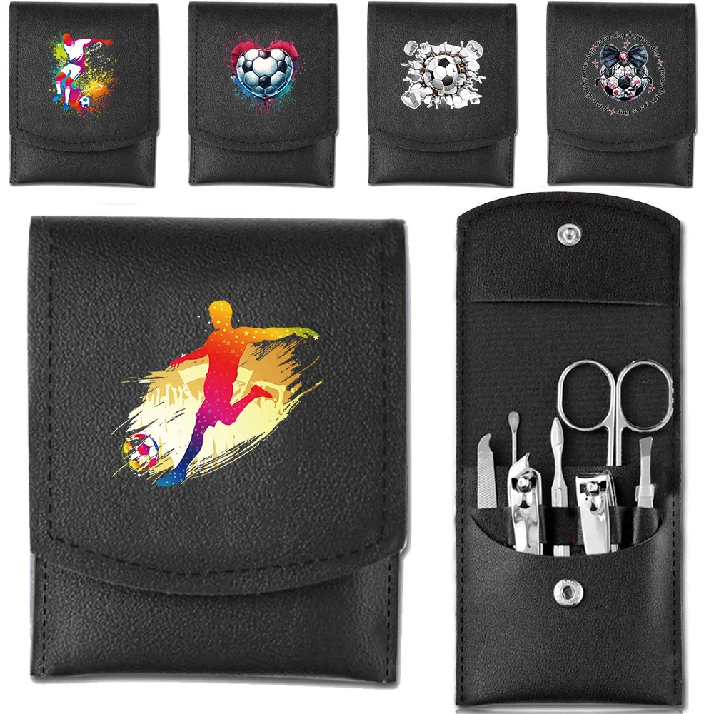 Portable Nail Clipper Set With Storage Pouch 7-in-1 Stainless Professional Nail Care Tools For Daily & Travel Use Soccer Pattern
Portable Nail Clipper Set With Storage Pouch 7-in-1 Stainless Professional Nail Care Tools For Daily & Travel Use Soccer Pattern