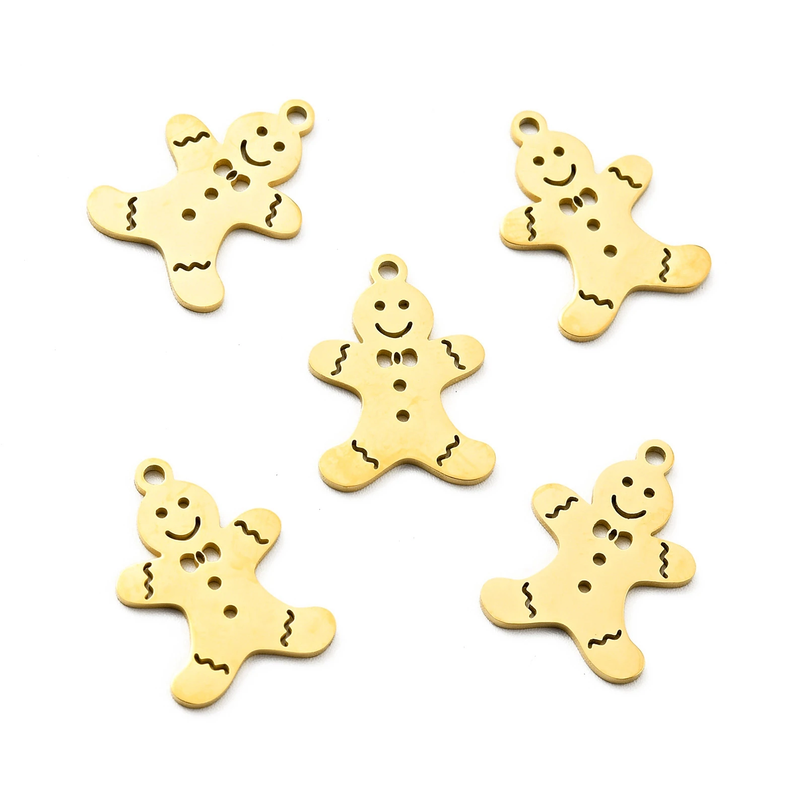 20pcs Stainless Steel Christmas Tree Santa Claus Gingerbread Man Pendant CharmsNecklace Bracelet DIY Jewelry Making Findings
20pcs Stainless Steel Christmas Tree Santa Claus Gingerbread Man Pendant CharmsNecklace Bracelet DIY Jewelry Making Findings