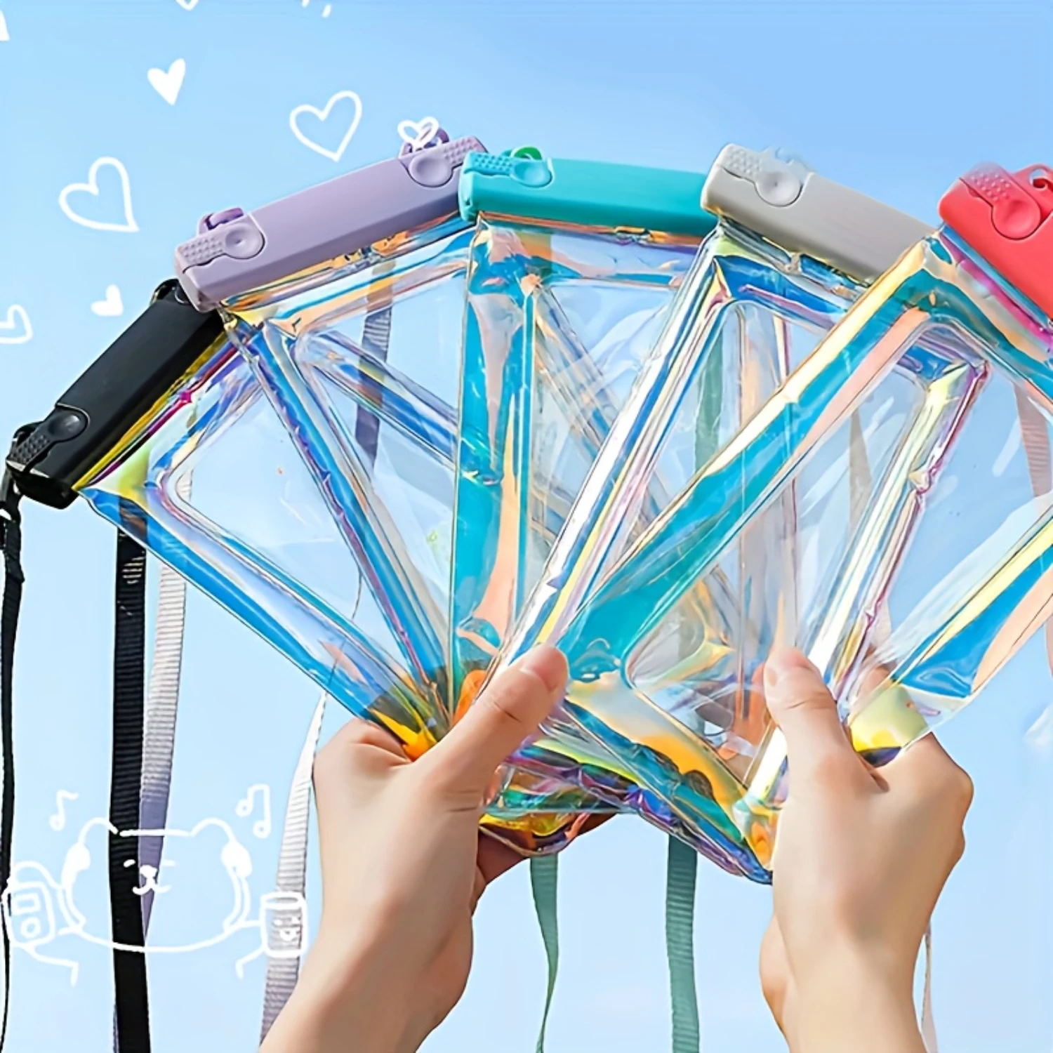 Phone Bag For Mobile Phones With Touch Screen, Specially Designed For Swimming. Ideal For Water Park Drifting
Phone Bag For Mobile Phones With Touch Screen, Specially Designed For Swimming. Ideal For Water Park Drifting