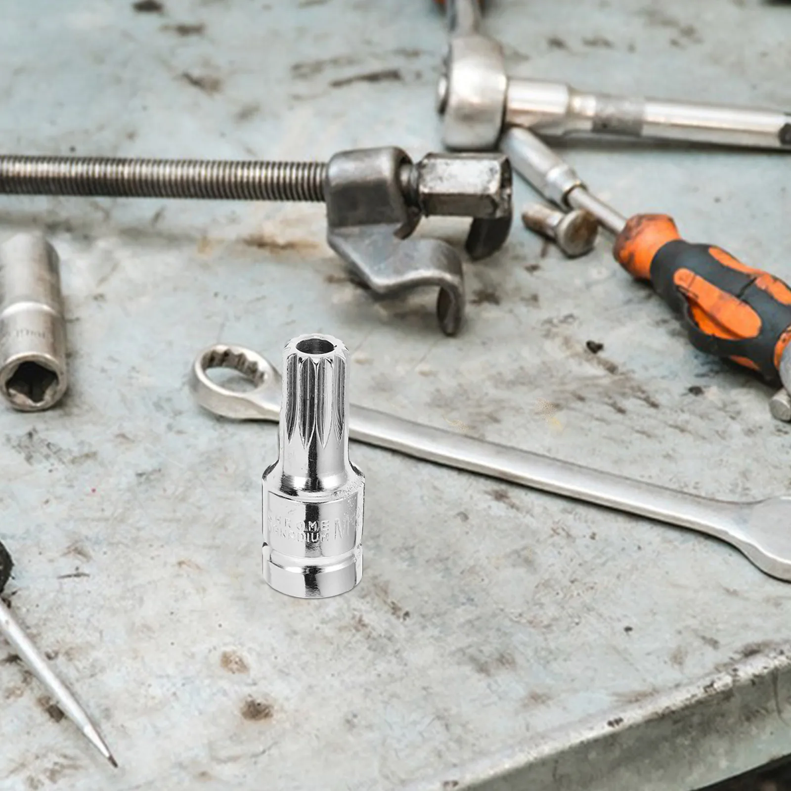 Spreader Socket Tool M-16 Oil Drain Plug Removal Wrench Strong Compact Design for Auto Repair Shop and DIY Oil Change Projects
Spreader Socket Tool M-16 Oil Drain Plug Removal Wrench Strong Compact Design for Auto Repair Shop and DIY Oil Change Projects