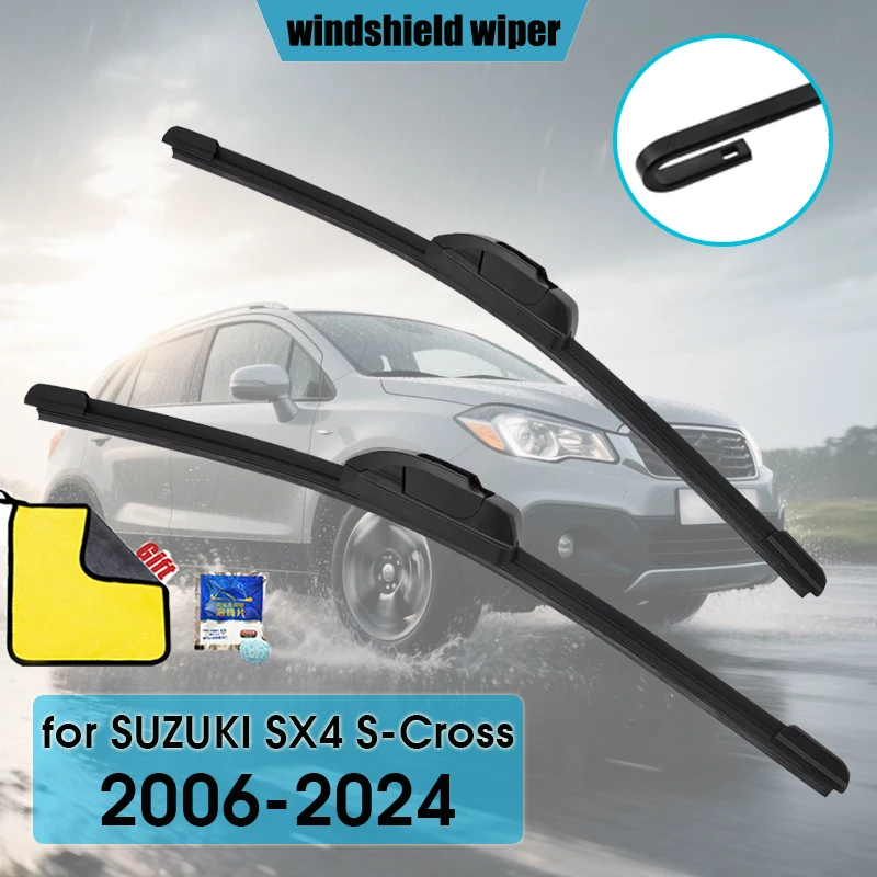 For Suzuki S-Cross (JY) 2013-2024 SX4 2006-2014 26"+14" Car Wiper Blade Front Wipers Fit U Hook Arm Windscreen Auto KAWOO Wiper
For Suzuki S-Cross (JY) 2013-2024 SX4 2006-2014 26"+14" Car Wiper Blade Front Wipers Fit U Hook Arm Windscreen Auto KAWOO Wiper