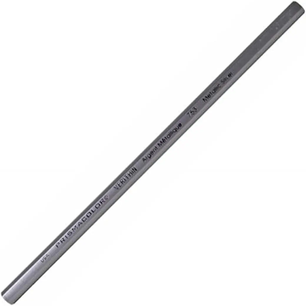 Metallic Silver Colored Pencils, Hard Thin Core, Fine Point, 12 Pack
Metallic Silver Colored Pencils, Hard Thin Core, Fine Point, 12 Pack