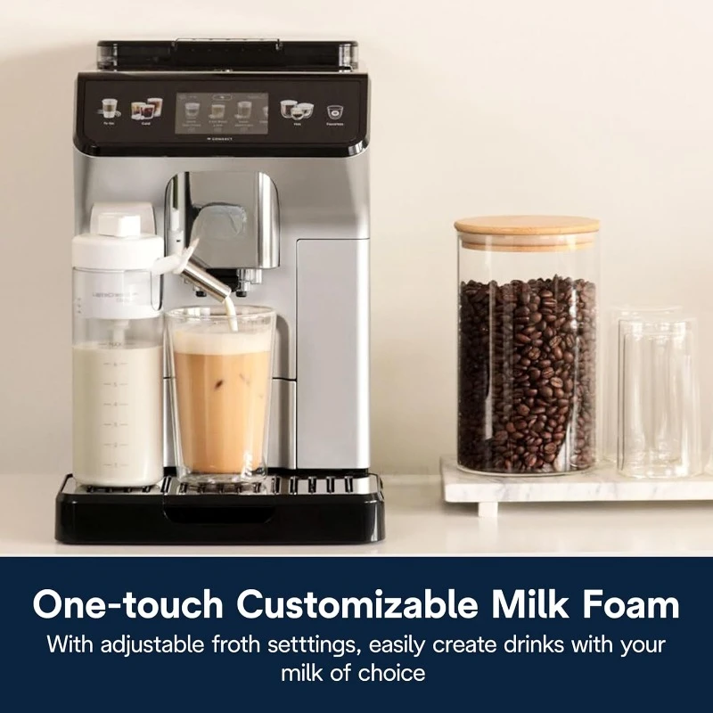 2025 Eletta Explore Espresso Machine with Cold Brew, Frother for 50+ One Touch Recipes, Built-in Grinder, ECAM45086S
2025 Eletta Explore Espresso Machine with Cold Brew, Frother for 50+ One Touch Recipes, Built-in Grinder, ECAM45086S