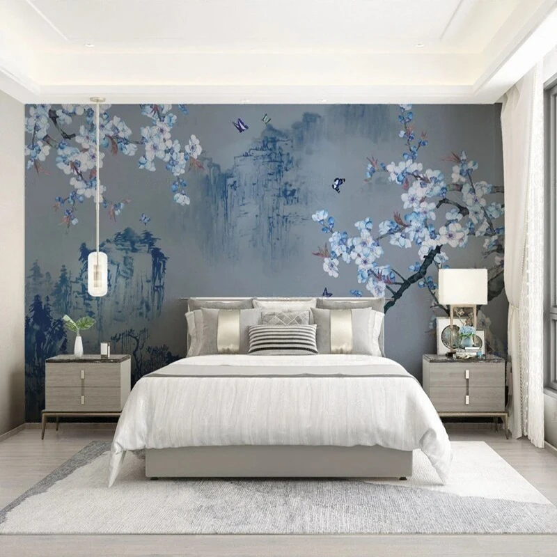 Современные простые и высококачественные синие и белые цветочные декоративные узоры для телевизора, роскошное украшение для дома, фон для спальни, стены
Современные простые и высококачественные синие и белые цветочные декоративные узоры для телевизора, роскошное украшение для дома, фон для спальни, стены