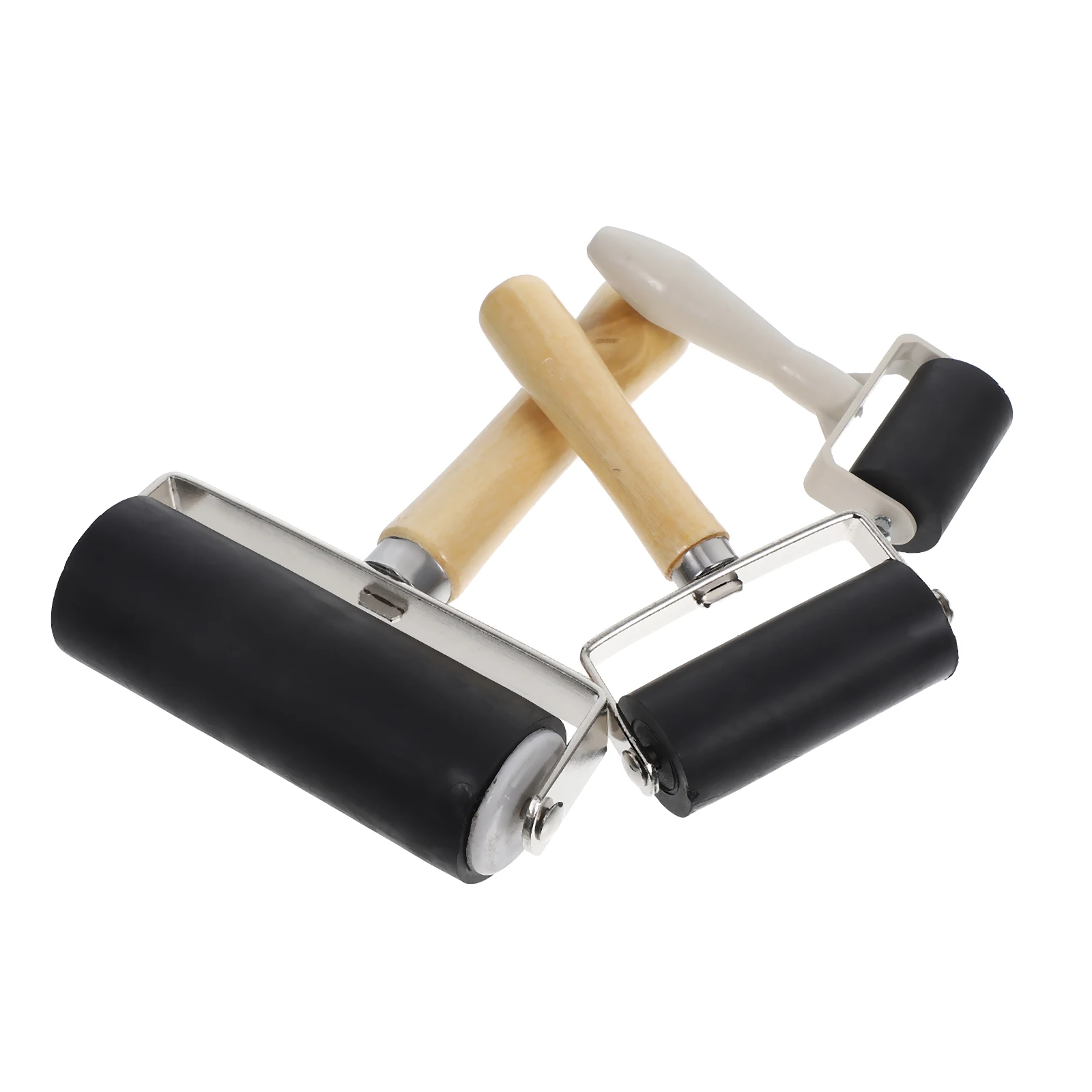 3 pcs Roller Craft Roller Painting Tool Rollers Stamping Brayers Longlasting Rubber Printmaking Painting
3 pcs Roller Craft Roller Painting Tool Rollers Stamping Brayers Longlasting Rubber Printmaking Painting