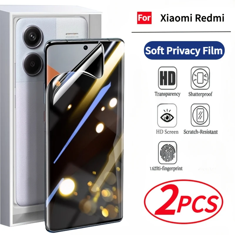 2Pcs Anti-Spy Hydrogel Film For Redmi Note 14 13 12 11 Pro Plus 5G 11S 10S 9S Screen Protector For Redmi 14C 13C 12C 10A 9A 9C
2Pcs Anti-Spy Hydrogel Film For Redmi Note 14 13 12 11 Pro Plus 5G 11S 10S 9S Screen Protector For Redmi 14C 13C 12C 10A 9A 9C