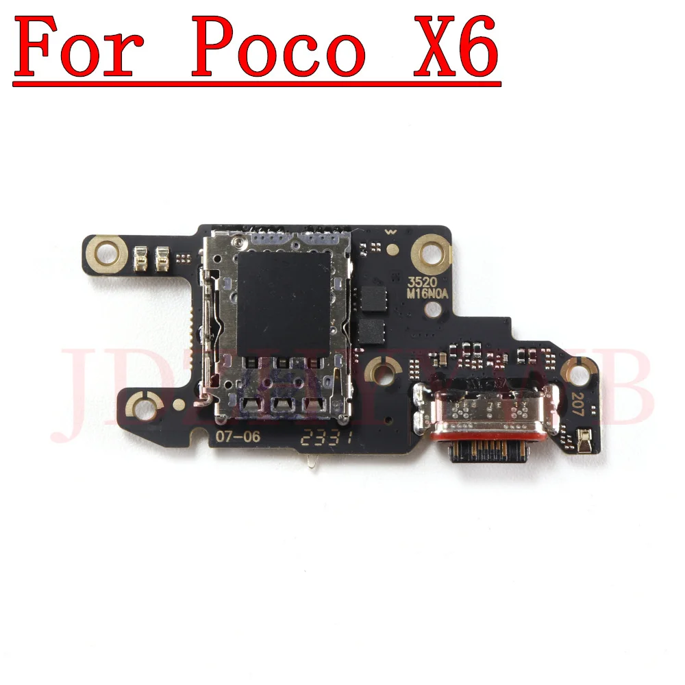 USB-порт для зарядки, плата для Xiaomi Poco X6 Pro X6Pro, разъем для SIM-карты, материнская плата, основной гибкий кабель
USB-порт для зарядки, плата для Xiaomi Poco X6 Pro X6Pro, разъем для SIM-карты, материнская плата, основной гибкий кабель