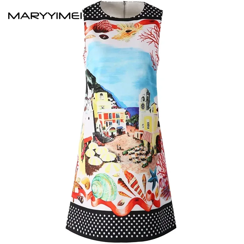 MARYYIMEI женское пляжное платье для отдыха, летнее модное мини-платье без рукавов в горошек с пейзажным принтом и вискозным волокном
MARYYIMEI женское пляжное платье для отдыха, летнее модное мини-платье без рукавов в горошек с пейзажным принтом и вискозным волокном