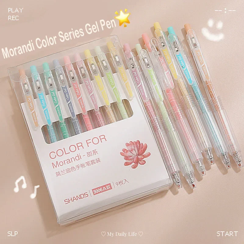 9/36 Color Morandi Gel Pen Set Press Type Color Ballpoint Pen 0.5mm Note-taking Hand Account Stationery Office School Supplies
9/36 Color Morandi Gel Pen Set Press Type Color Ballpoint Pen 0.5mm Note-taking Hand Account Stationery Office School Supplies