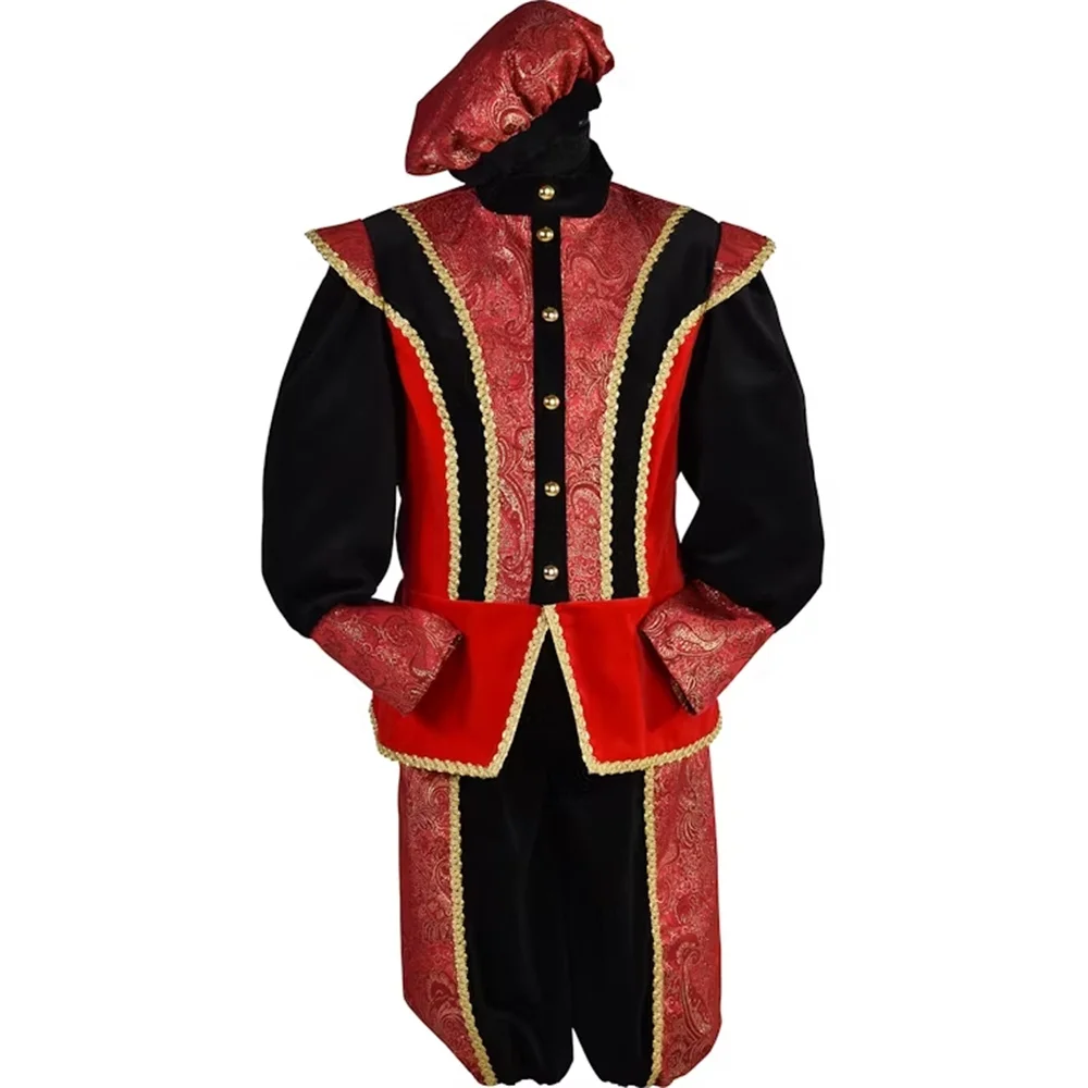 16th Century Renaissance Tudor Elizabethan King Henry Royal Noble Prince Costume Luxurious Historical Noble Court Suit
16th Century Renaissance Tudor Elizabethan King Henry Royal Noble Prince Costume Luxurious Historical Noble Court Suit