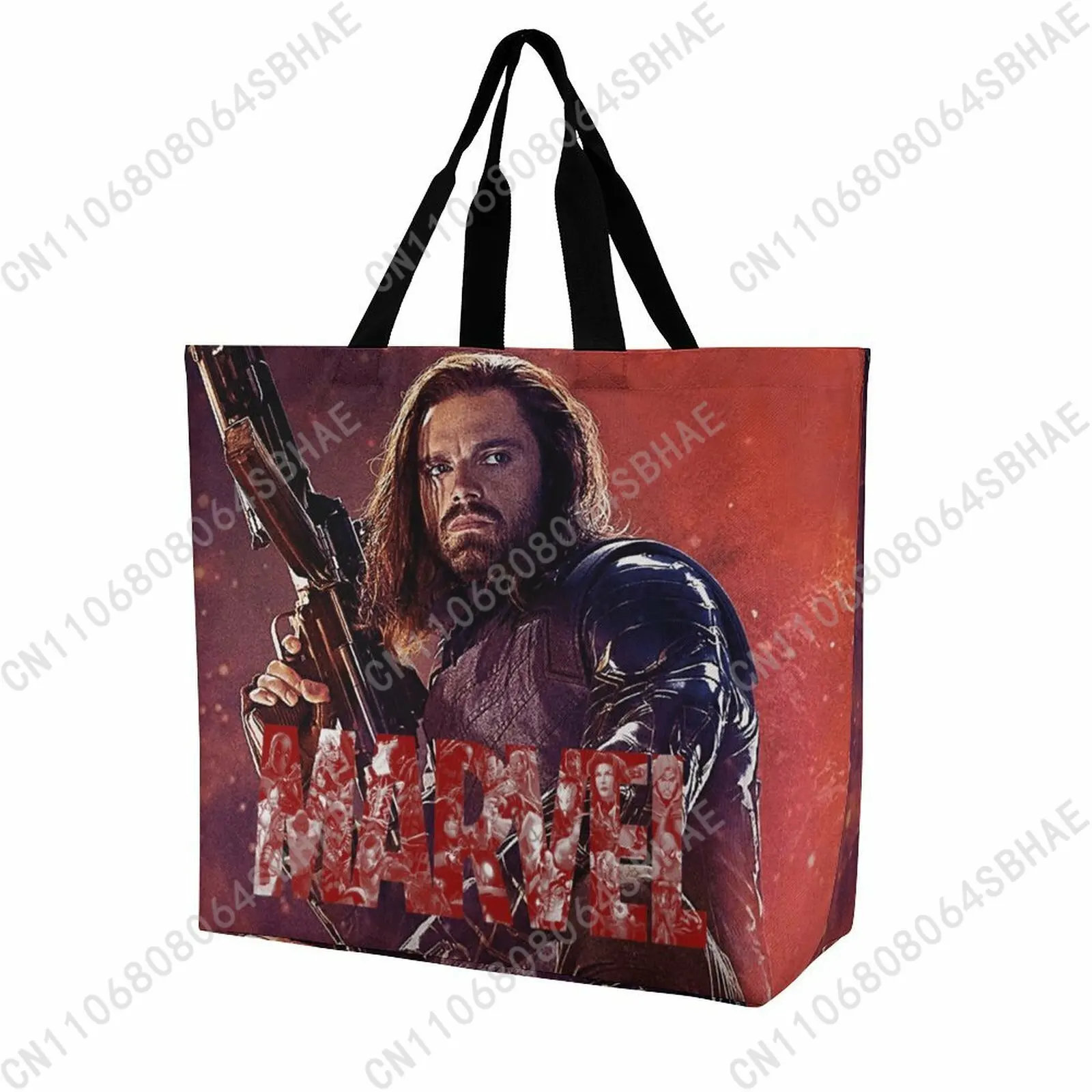 Сумка-тоут Marvel Bucky Barnes большой вместимости, женская сумка для покупок, многоразовая сумка для продуктов, подарок на каждый день, индивидуальный дизайн для косплея
Сумка-тоут Marvel Bucky Barnes большой вместимости, женская сумка для покупок, многоразовая сумка для продуктов, подарок на каждый день, индивидуальный дизайн для косплея