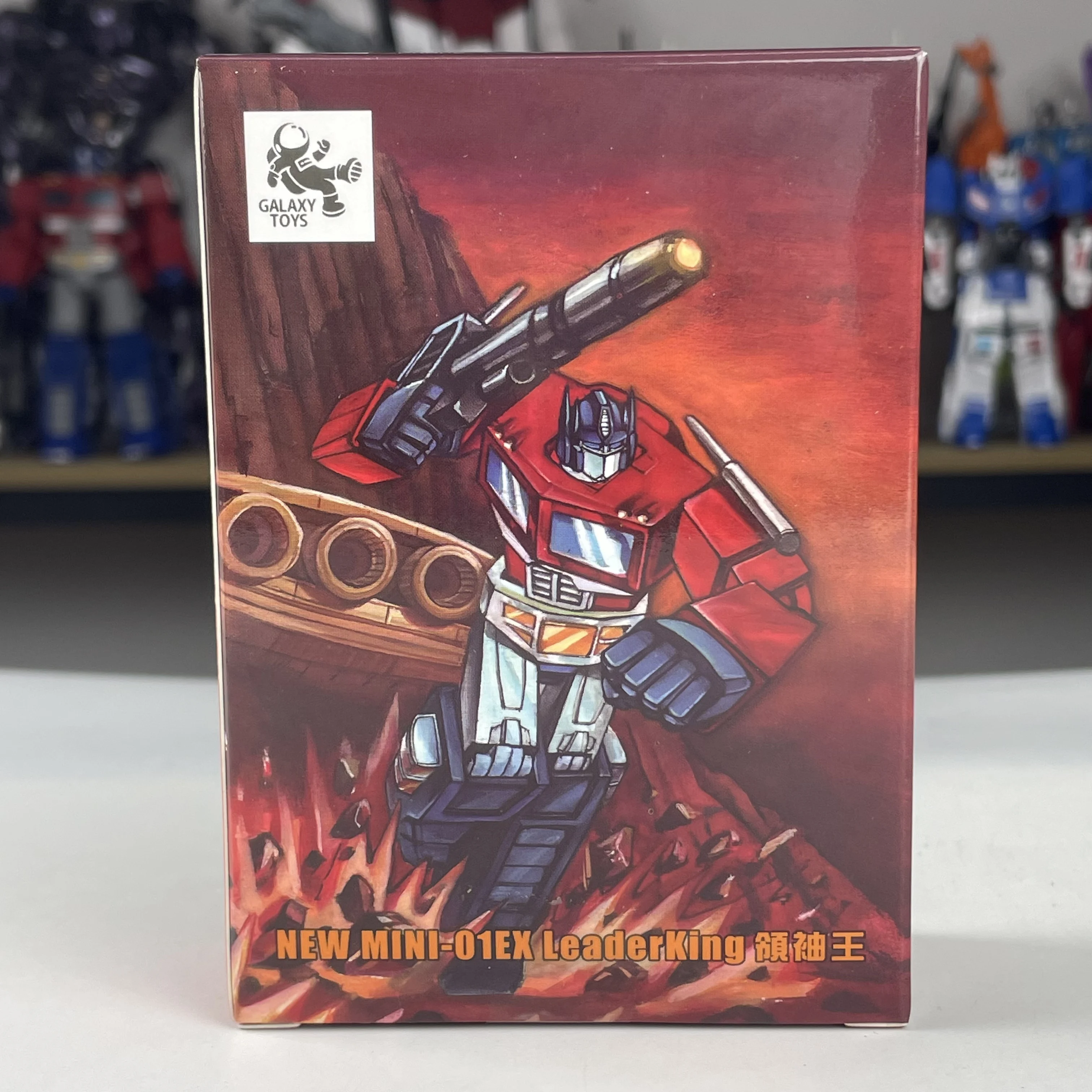 Galaxy Toys New MINI-01EX 8CM LeaderKing Action Figure Mini 01ex OP Mini Transformation Toy Model Statue Ornament Toys Gift
Galaxy Toys New MINI-01EX 8CM LeaderKing Action Figure Mini 01ex OP Mini Transformation Toy Model Statue Ornament Toys Gift