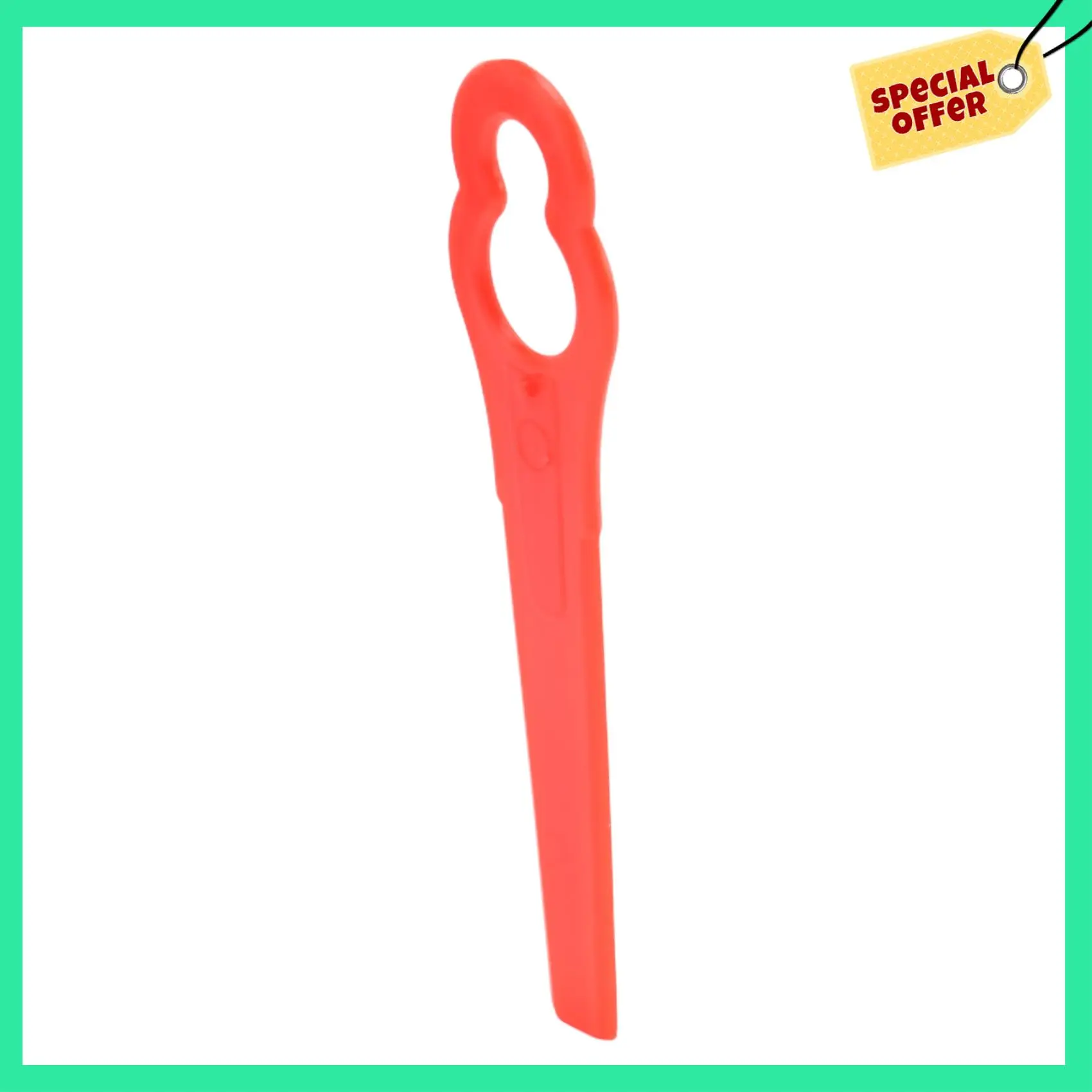 -A14E 100 Pcs Plastic Grass Trimmer Blades, Cordless Strimmer Blades 83 Mm Lawn Mower Cutting Blades Garden Mower Replacement
-A14E 100 Pcs Plastic Grass Trimmer Blades, Cordless Strimmer Blades 83 Mm Lawn Mower Cutting Blades Garden Mower Replacement