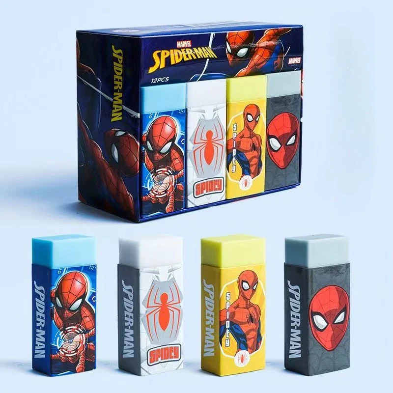 12pcs Marvel Comics Spider-Man Kawaii cartoon pattern eraser Anime peripherals Small gift
12pcs Marvel Comics Spider-Man Kawaii cartoon pattern eraser Anime peripherals Small gift