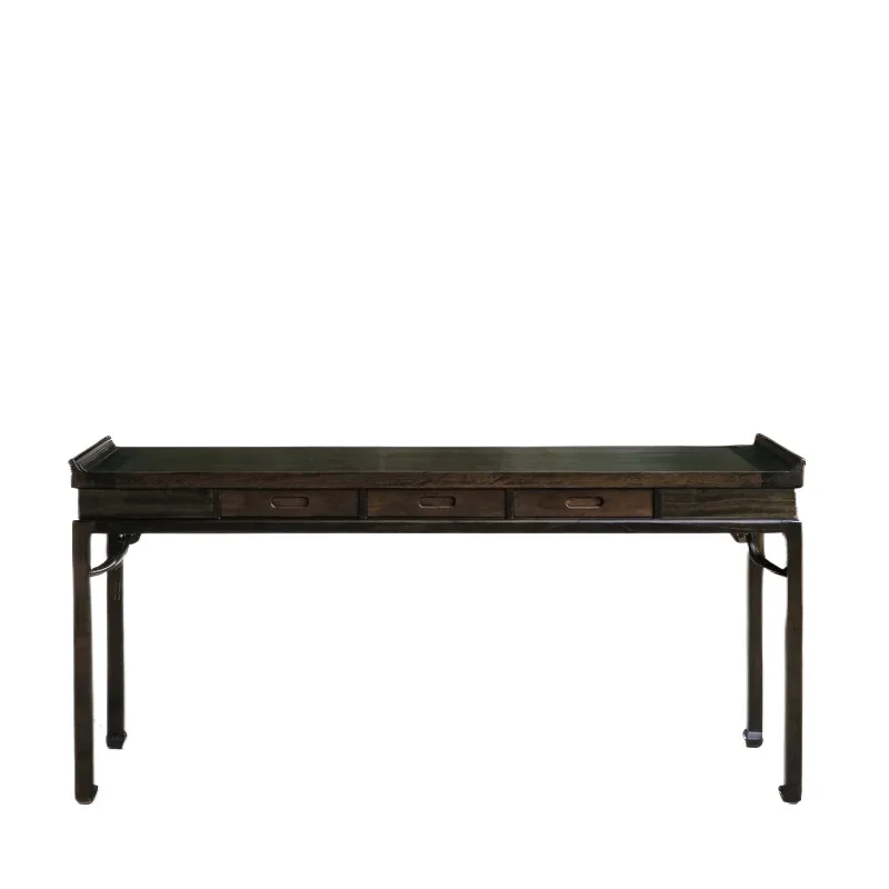 Three-draw Xuanguantai solid wood retro Buddhist niche to set the table
Three-draw Xuanguantai solid wood retro Buddhist niche to set the table