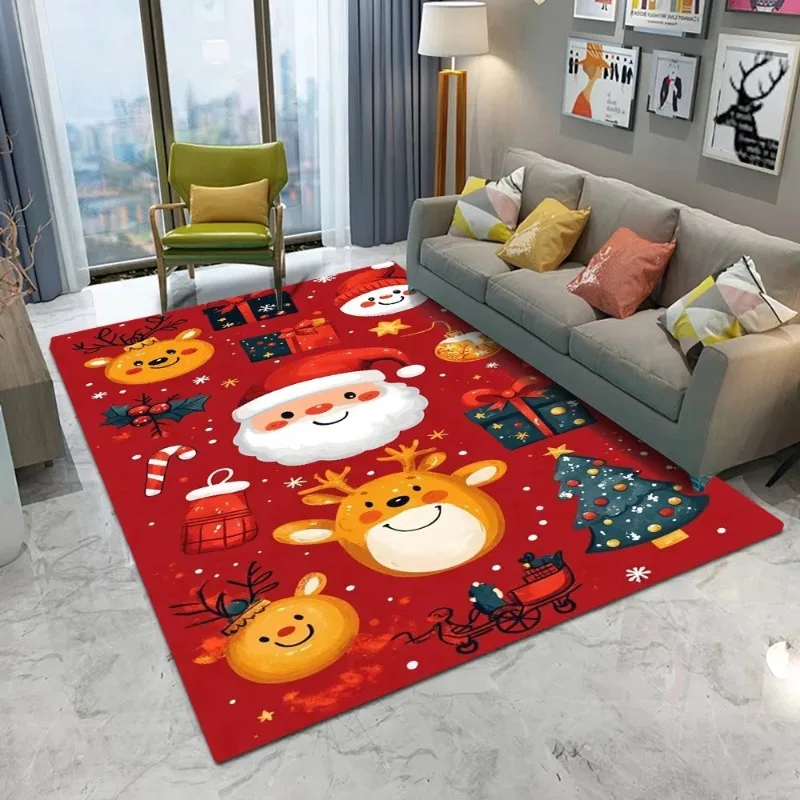 Christmas Tree Santa Claus Carpet Living Room Sofa Bedroom Study Kitchen Entrance Door Mat Non-slip Cute Cartoon Home Decor Rug
Christmas Tree Santa Claus Carpet Living Room Sofa Bedroom Study Kitchen Entrance Door Mat Non-slip Cute Cartoon Home Decor Rug