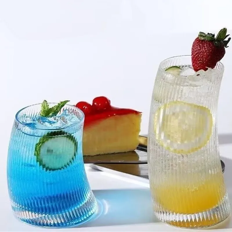 500ml/340ml Glass Cup Sail Shaped Rolling Vertical Transparent Tea Juice Glass Beer Can Milk Drink Cups Bar Tool
500ml/340ml Glass Cup Sail Shaped Rolling Vertical Transparent Tea Juice Glass Beer Can Milk Drink Cups Bar Tool