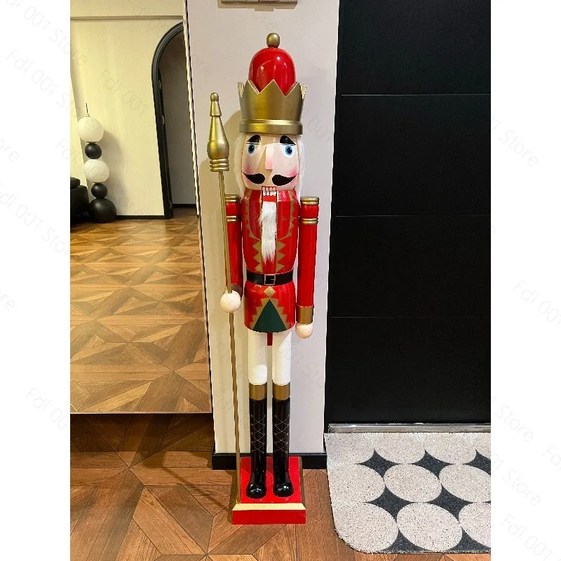 120Cm Nutcracker Puppet Soldier Ornament Nordic Home Furnishing Hotel Cafe Decoration Ornament Gifts
120Cm Nutcracker Puppet Soldier Ornament Nordic Home Furnishing Hotel Cafe Decoration Ornament Gifts